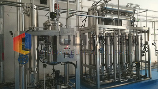 浙江康德藥業股份有限公司--多效蒸餾水機用戶現場設備
